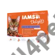 IAMS Delights szószos tengeri halas és húsos termékcsalád. 12x85G