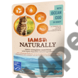 IAMS Naturally nedves táp  felnőtt macskáknak óceáni tőkehallal szaftban. 85G