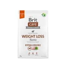 Brit Care Dog Hypoallergenic Rabbit Weight Loss 3 kg