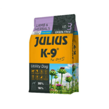 JULIUS K-9  Utility Dog Hypoallergenic Lamb,herbals Puppy 3kg