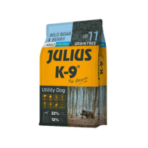 ULIUS K-9  Utility Dog Hypoallergenic Wild boar,berry Adult 3kg