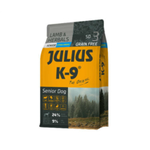 JULIUS K-9 3kg Utility Dog Hypoallergenic Lamb,herbals Senior 3kg