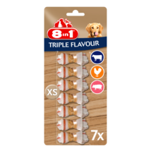 8in1 Triple Flavour Rágócsont (XS) 7 db 