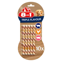 8in1 Triple Flavour Twsticks jutalomfalatok (10db) 