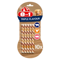 8in1 Triple Flavour Twsticks jutalomfalatok (10db) 