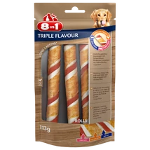 8in1 Triple flavour rolls 113g 