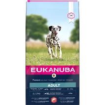 EUKANUBA  száraz kutyatáp nagy termetű felnőtt kutyák számára. Lazac,árpa 12kg