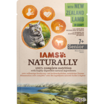 IAMS Cat Naturally nedves idős macsaktáp báránnyal 85g