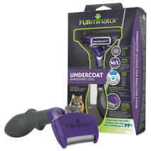 FURminator aljszőrkefe- hosszú szőrű, nagytestű macskáknak (M/L)