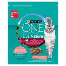 ONE Dual Nature Száraz Macska  Adult Lazaccal és áfonyával 750g