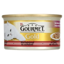 Gourmet Gold  Duó Marhával És Csirkével 85g