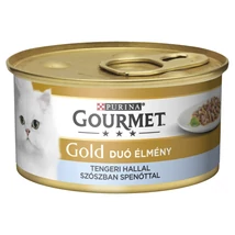 Gourmet Gold  Duó Tengeri Hallal, Spenótos Szószban 85g