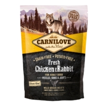 Carnilove Fresh Dog Adult Chicken&amp;Rabbit - Csirke&amp;Nyúl - Muscles, Bones&amp;Joints 1,5kg