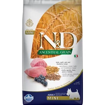 N&amp;D Dog Ancestral Grain bárány, tönköly, zab&amp;áfonya adult mini 2,5kg