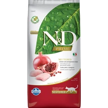 N&amp;D Cat Prime csirke&amp;gránátalma adult ivartalanított 5kg