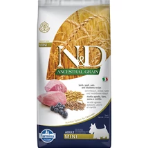 N&amp;D Dog Ancestral Grain bárány,tönköly,zab&amp;áfonya adult mini 7kg