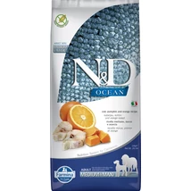 N&amp;D Dog Ocean tőkehal, sütőtök&amp;narancs adult medium/maxi 12kg