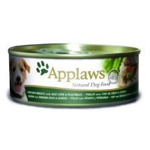 Applaws Dog Konzerv Csirke, Marhamáj és Zöldség 156g