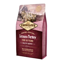 Carnilove Cat Kitten Salmon&amp;Turkey – Lazac&amp;Pulyka - Healthy Growth 2kg
