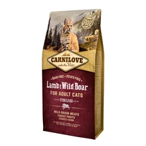 Carnilove Cat Adult Lamb&Wild boar – Bárány&Vaddisznó - Sterilised 6kg