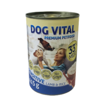 Dog Vital konzerv sensitive lamb&rice 415gr