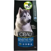 Cibau Sensitive Adult Fish Medium&maxi 12+2kg