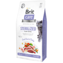 Brit Care Cat Grain Free STERILISED - WEIGHT CONTROL Duck and Turkey 0,4kg