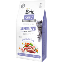 Brit Care Cat Grain Free STERILISED - WEIGHT CONTROL Duck and Turkey 0,4kg