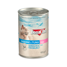 BONACIBO CANNED CAT FOODS SARDINE &amp; TUNA 400g