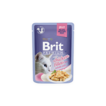 Brit Premium Cat tasakos Delicate Fillets in Jelly with Chicken 85g