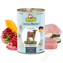 GranataPet Liebling´s Mahlzeit borjú és nyúl konzerv 400 g