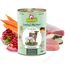 GranataPet Liebling´s Mahlzeit borjú és bárány konzerv 400 g