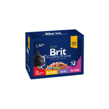 Brit Premium Cat Pouches Familiy Plate 12X100G