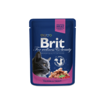 Brit Premium Cat Pouches Norwegian Salmon & Trout 100 G