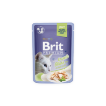 Brit Premium Cat tasakos Delicate Fillets in Jelly with Trout 85g