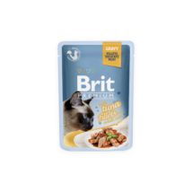 Brit Premium Cat tasakos Delicate Fillets in Gravy with Tuna 85g