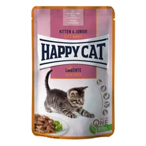 HAPPY CAT POUCH SZÓSZ KITTEN-JUNIOR KACSA 24X85G
