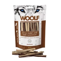 Woolf Soft Rabbit and Pollock Sandwich  LONG 100g