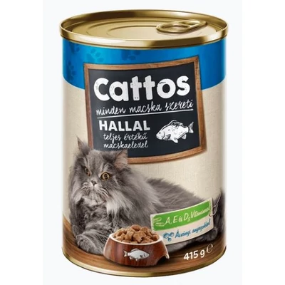 Cattos Macska Konzerv Hallal 415g 