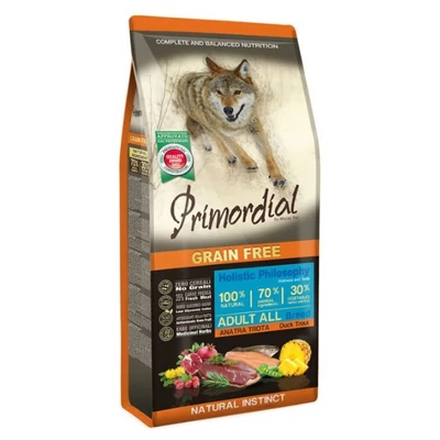 PRIMORDIAL DOG 12KG NOGRAIN ADULT DUCK&TROUT