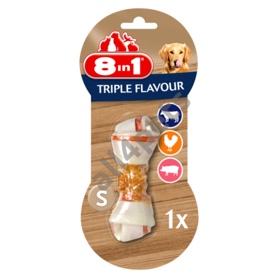 8in1 Triple Flavour Rágócsont (S) 1 db 