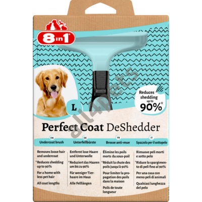 8in1 Perfect Coat DeShedder Dog L
