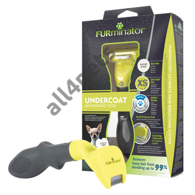 FURminator aljszőrkefe- törpetestű, rövid szőrű kutyáknak (XS)