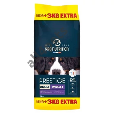 PRESTIGE ADULT MAXI 15+3KG KUTYATÁP FLATAZOR