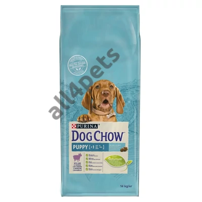 Purina Dog Chow Puppy Bárány 14kg