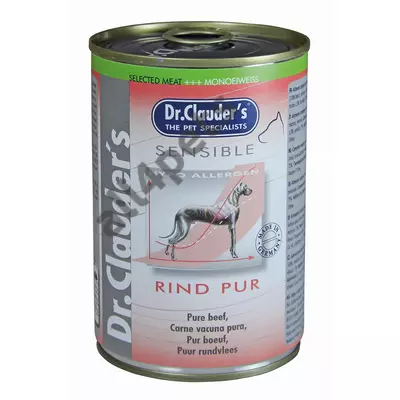 Dr.Clauders Dog Konzerv Selected Meat Sensible Marha Pure 400g (HU)