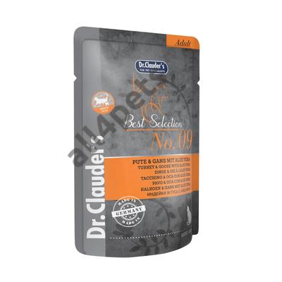 Dr.Clauders Cat Best Selection No9 Alutasak Pulyka&liba Aloe Verával - Immun plus 85g