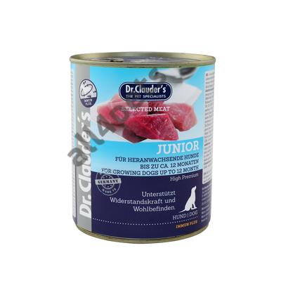 Dr.Clauders Dog Konzerv Selected Meat Junior 800g