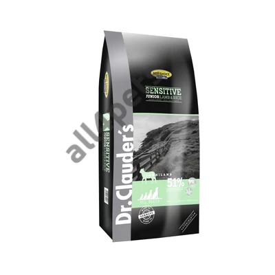 Dr.Clauders Dog Junior Sensitive Bárány&Rizs 12,5kg