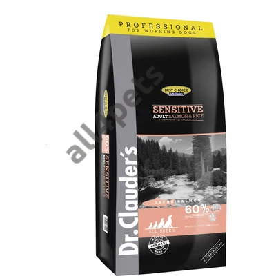 Dr.Clauders Dog Adult Sensitive Lazac&Rizs 20kg